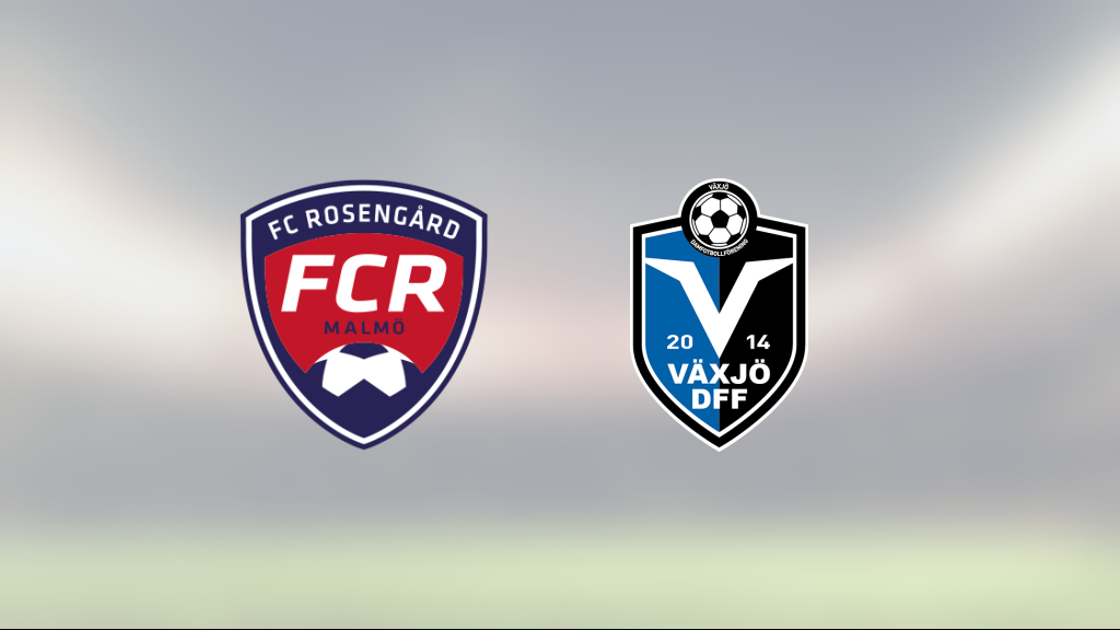 1–0-seger för Växjö mot Rosengård – Signe Holt Andersen matchhjälte