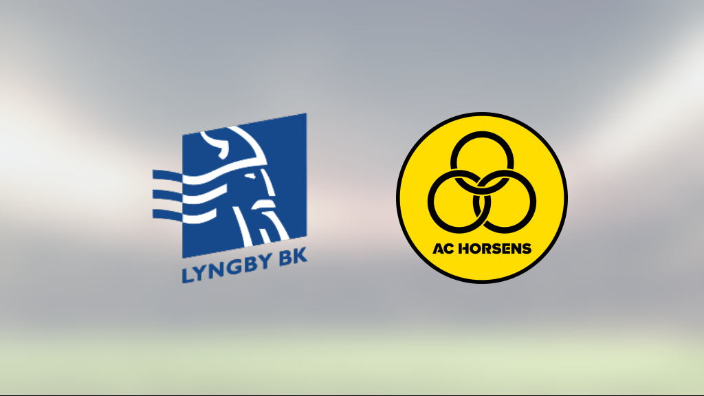 Efter förlustraden: Poäng igen för Lyngby – 1–1 mot Horsens