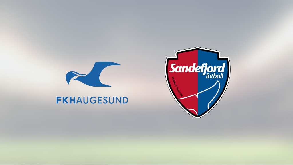 Haugesund slog Sandefjord i jämn match