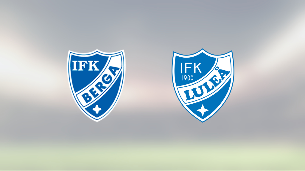 Arish Nouri gjorde två mål när IFK Luleå vann mot IFK Berga