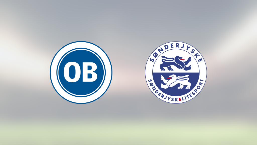 Odense och Sönderjyske delade på poängen efter 1–1