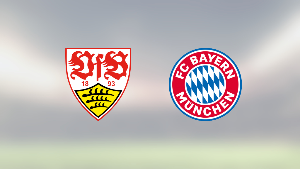 Bayern München tog kommandot från start mot VfB Stuttgart