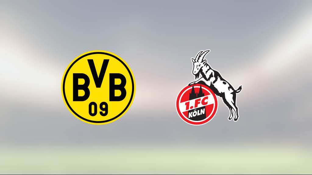 2–1 mot Borussia Dortmund innebär första segern för FC Köln