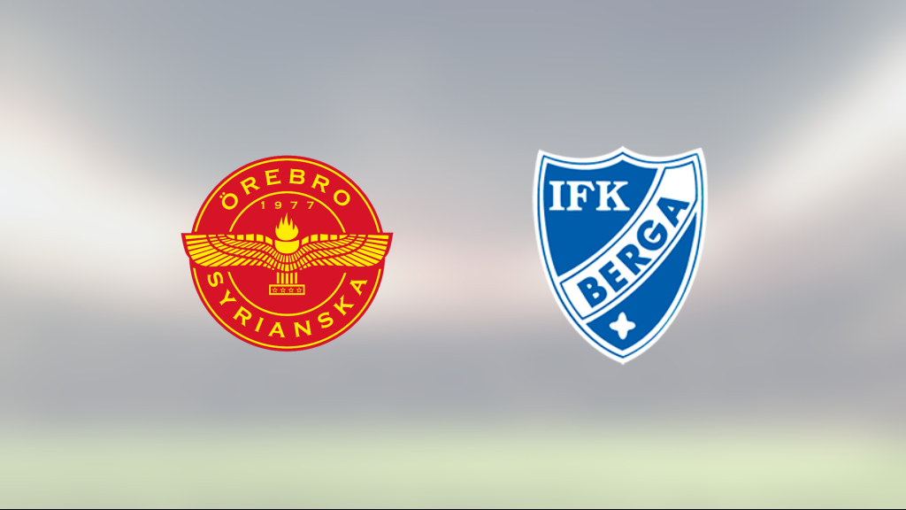 Storseger för Örebro Syrianska hemma mot IFK Berga