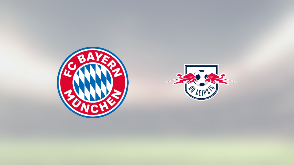 3–3 i toppmötet mellan Bayern München och Red Bull Leipzig