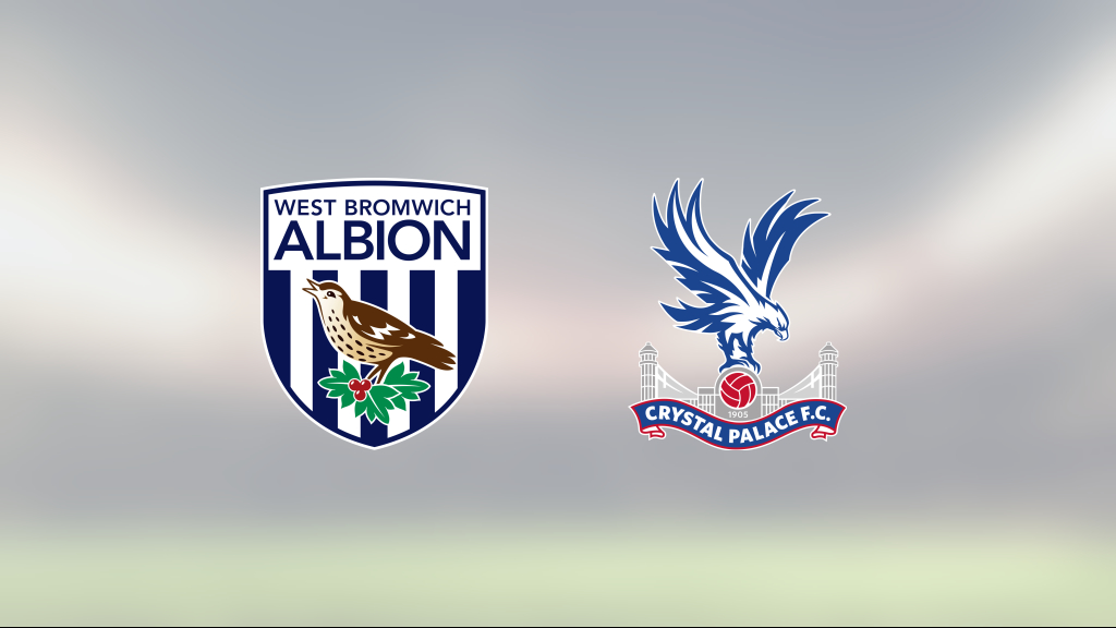 Crystal Palace vann borta mot West Bromwich Albion