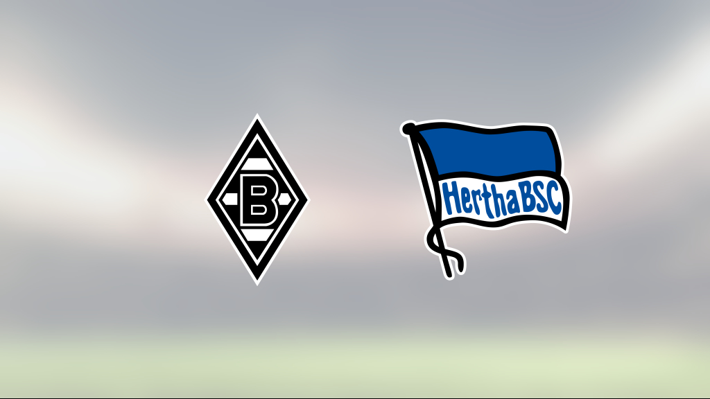 Delad pott för Mönchengladbach och Hertha Berlin