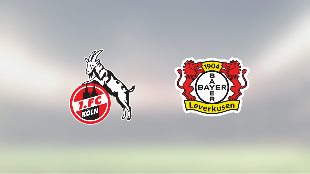 Bayer Leverkusen tog kommandot från start mot FC Köln