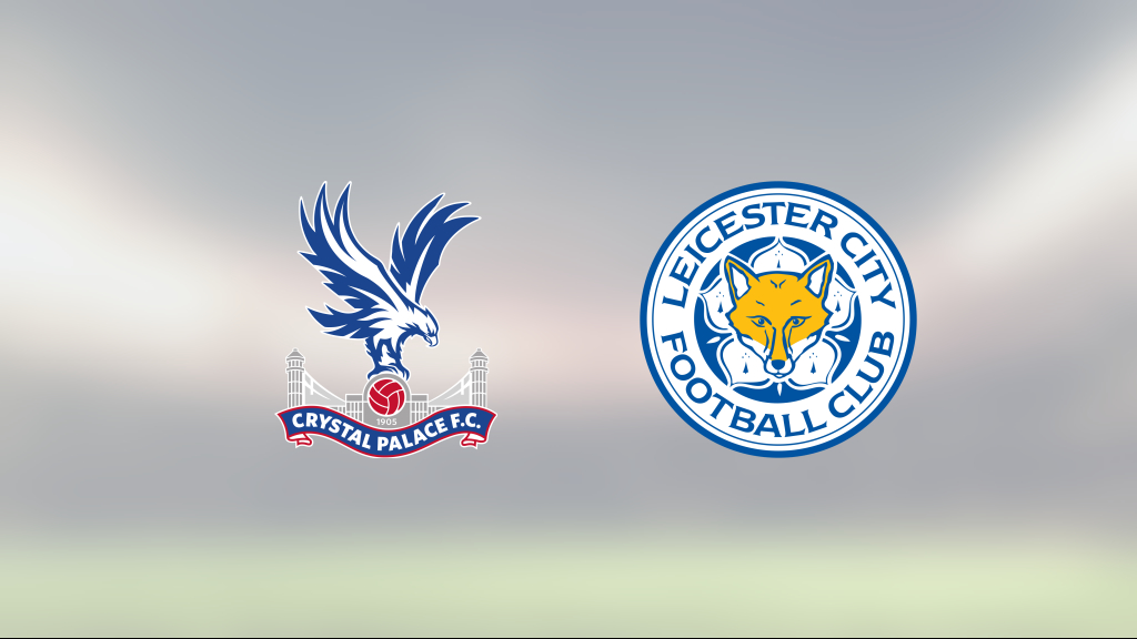 Oavgjort för Crystal Palace hemma mot Leicester