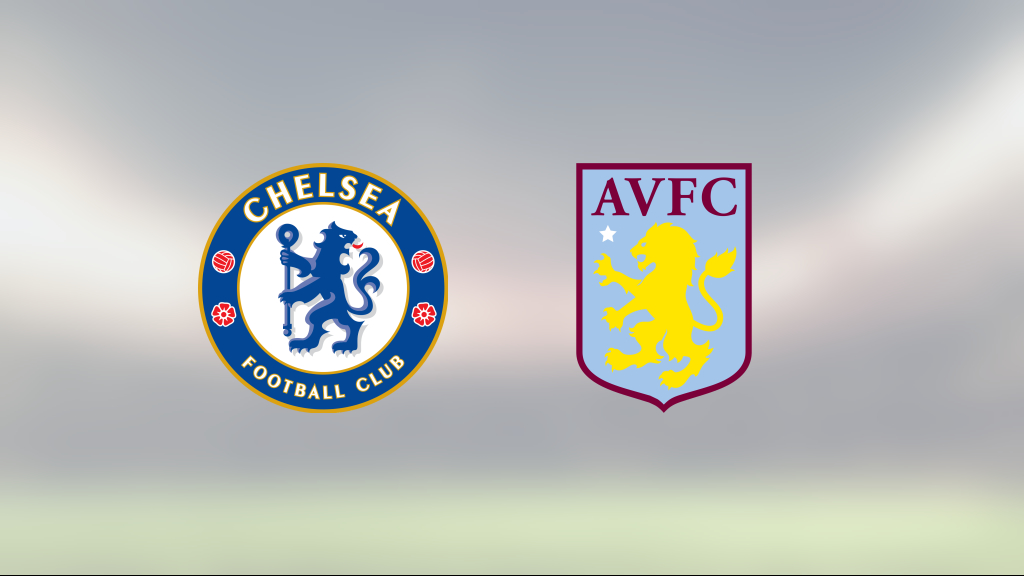 Anwar El Ghazi räddade poäng när Aston Villa kryssade mot Chelsea