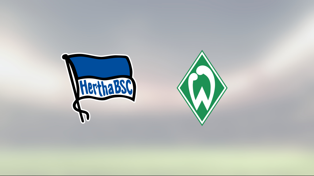 Werder Bremen tog rättvis seger mot Hertha Berlin