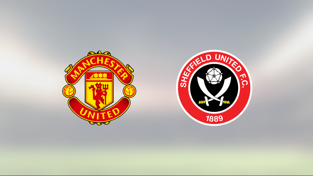 Manchester United fick se den obesegrade sviten ta slut efter 1-2 mot Sheffield United