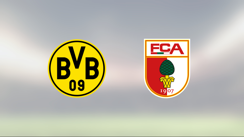 Borussia Dortmund vann mot Augsburg på hemmaplan