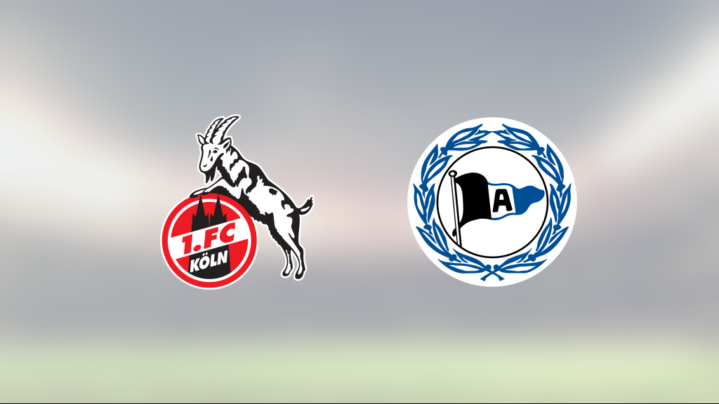 Marius Wolf gjorde två mål när FC Köln vann mot Arminia Bielefeld