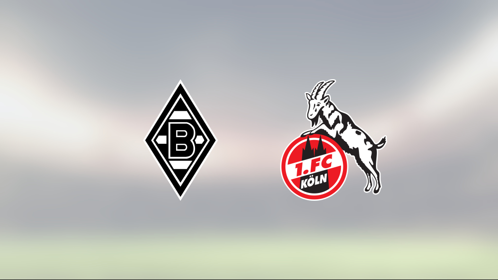 FC Köln vann med 2-1 borta mot Mönchengladbach