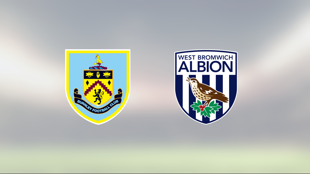 Mållöst när Burnley tog emot West Bromwich Albion