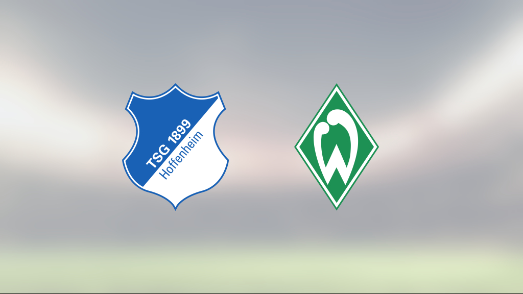 Klar seger för Hoffenheim mot Werder Bremen på PreZero Arena