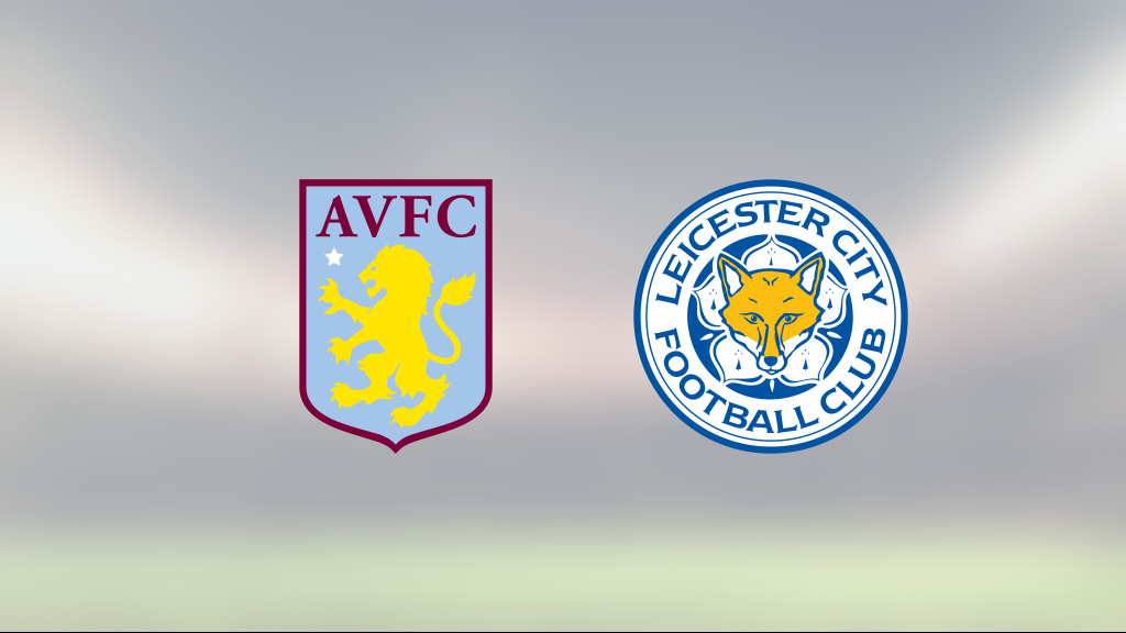 Leicester höll undan och vann mot Aston Villa