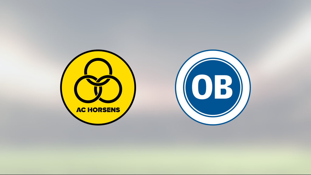 Äntligen poäng för Horsens mot Odense