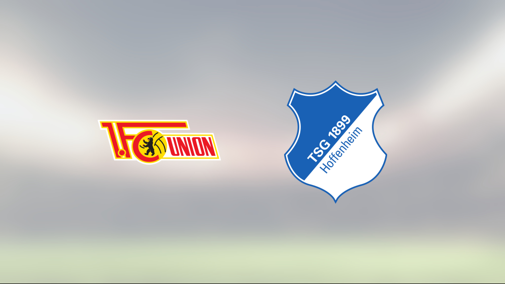 Delad pott för Union Berlin och Hoffenheim