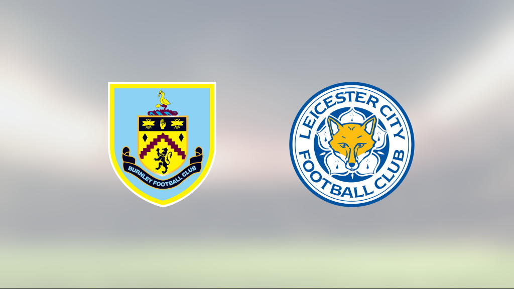 Oavgjort för Burnley hemma mot Leicester