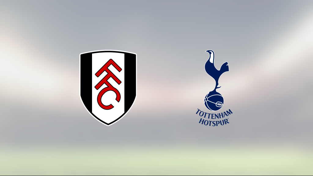 Tottenham slog Fulham i jämn match på Craven Cottage