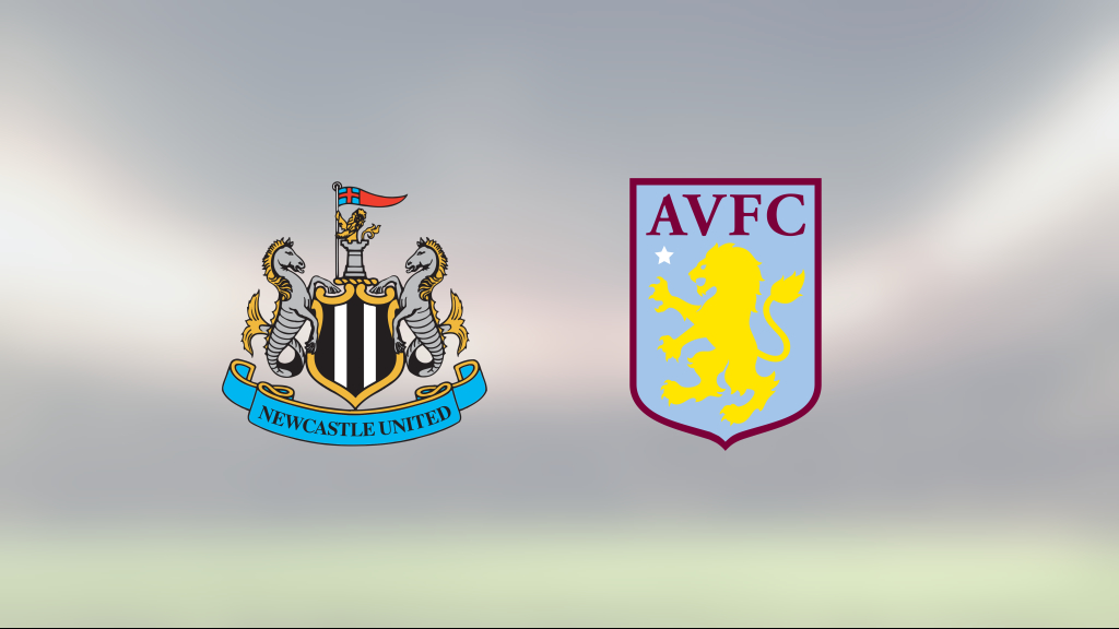 Delad pott för Newcastle och Aston Villa