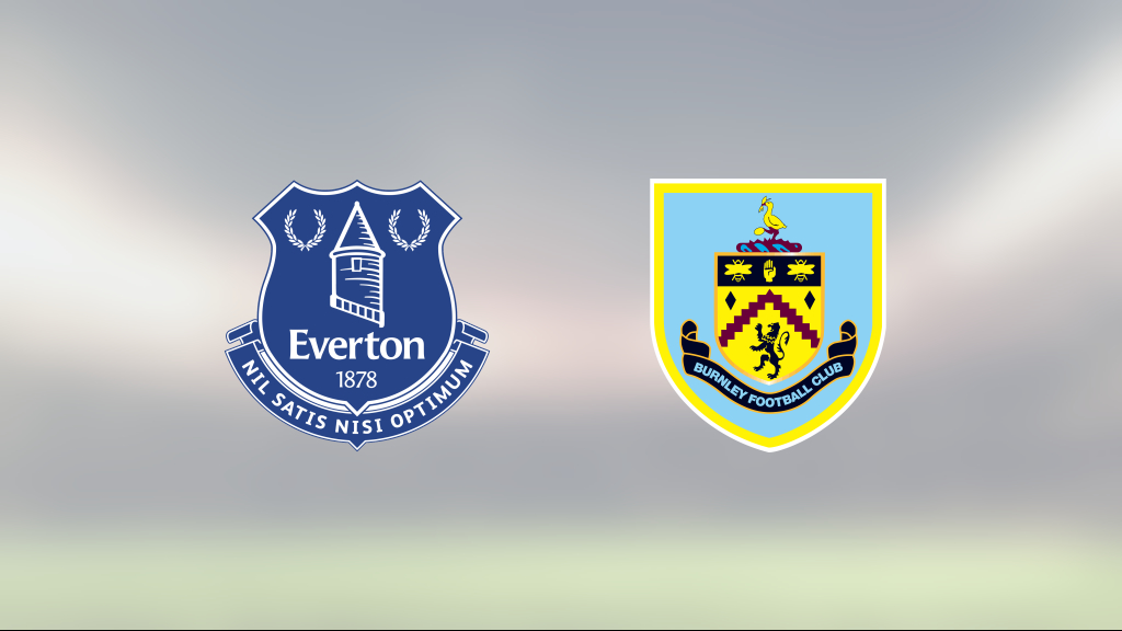 Segerlös svit bröts när Burnley vann mot Everton med 2-1