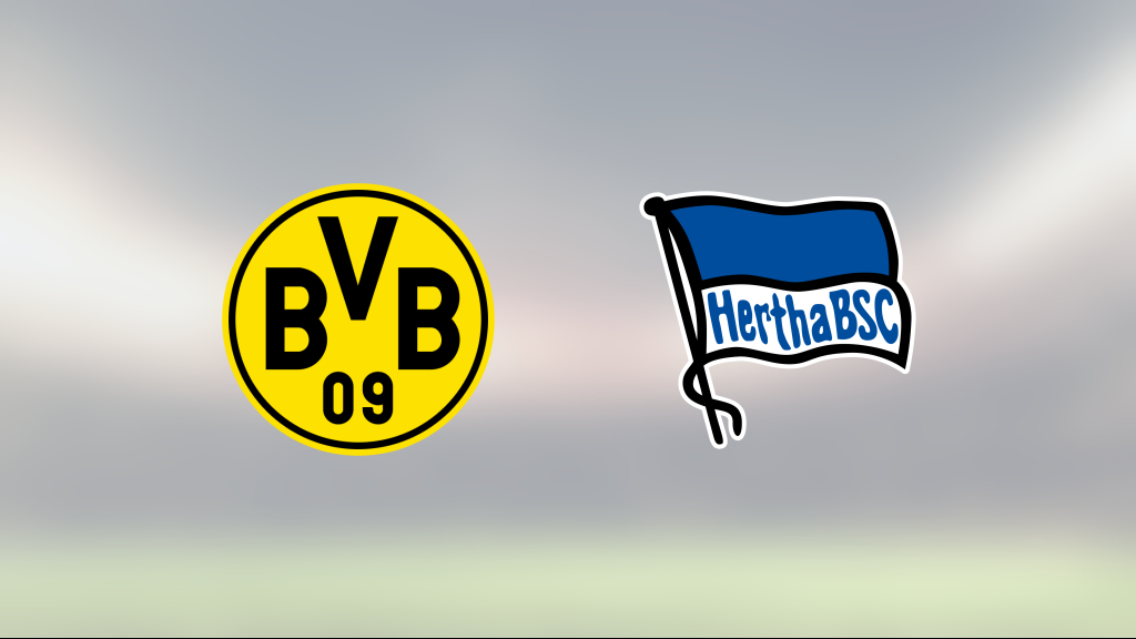 Julian Brandt och Youssoufa Moukoko matchvinnare när Borussia Dortmund vann mot Hertha Berlin