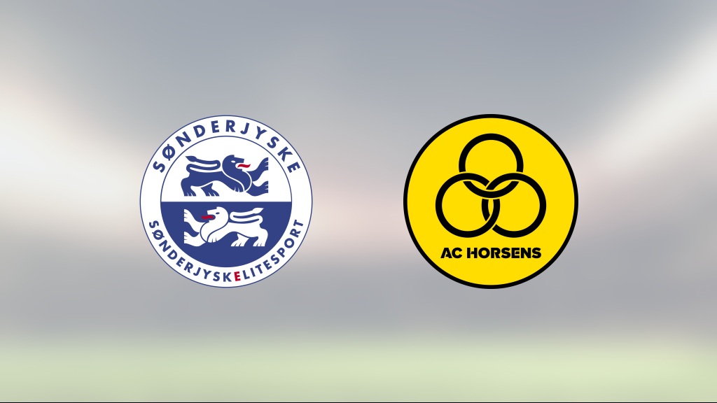 Sönderjyske äntligen segrare igen efter vinst mot Horsens