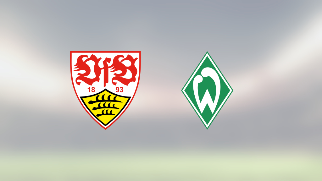 VfB Stuttgart avgjorde mot Werder Bremen efter paus