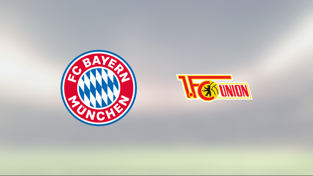 Tungt för Bayern München – Union Berlin bröt fina vinstsviten