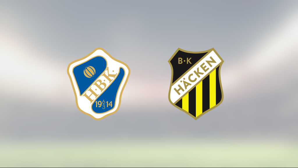 1–0-seger för Halmstad mot Häcken – Mikael Boman matchhjälte