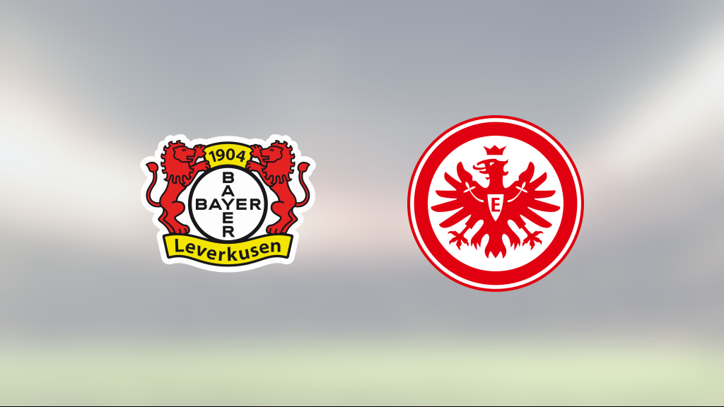 Bayer Leverkusen avgjorde mot Eintracht Frankfurt efter paus