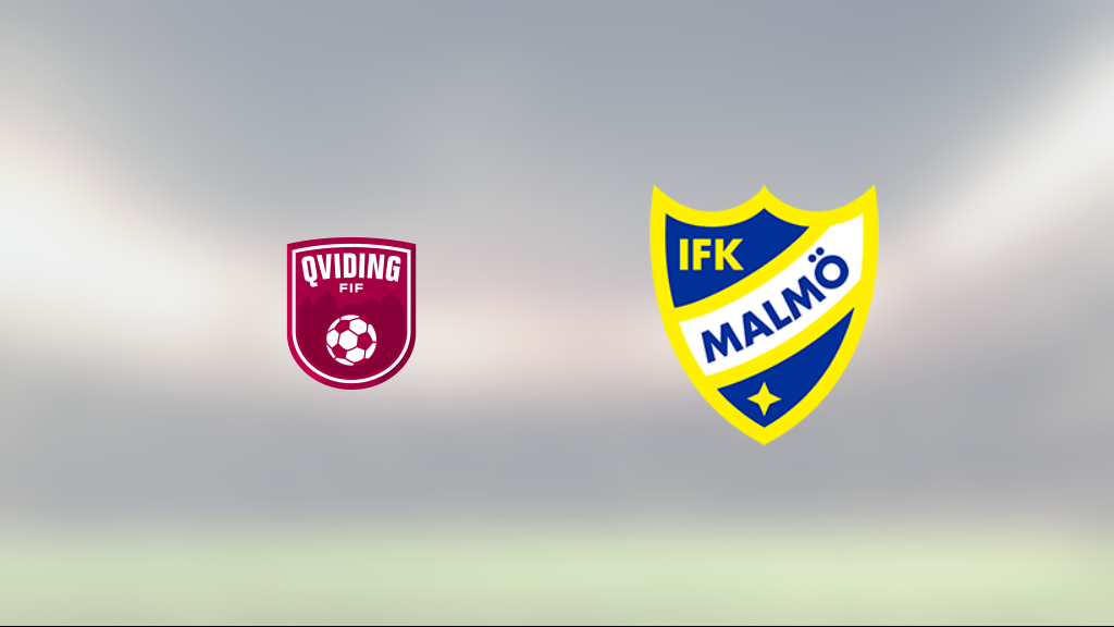 Mållös match när Qviding mötte IFK Malmö