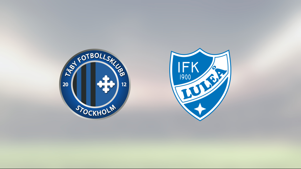 Philip Rundqvist poängräddare för IFK Luleå mot Täby FK