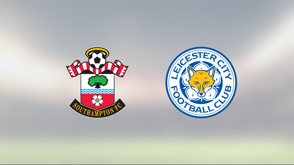 Southampton och Leicester delade på poängen efter 1-1