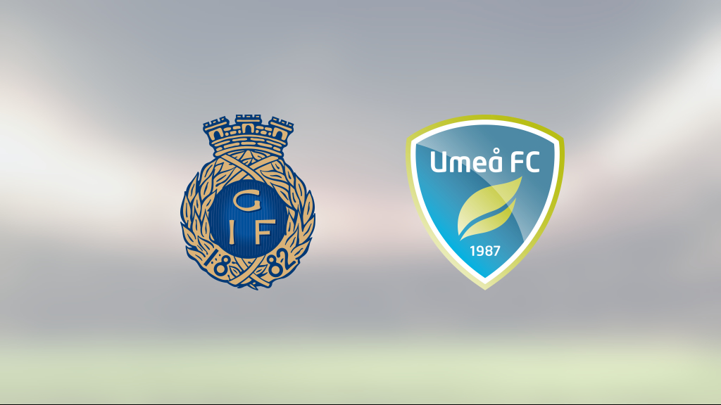 Umeå FC fixade en poäng borta mot Gefle