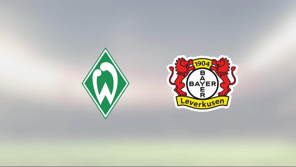 Efterlängtad poäng för Werder Bremen – bröt förlustsviten mot Bayer Leverkusen