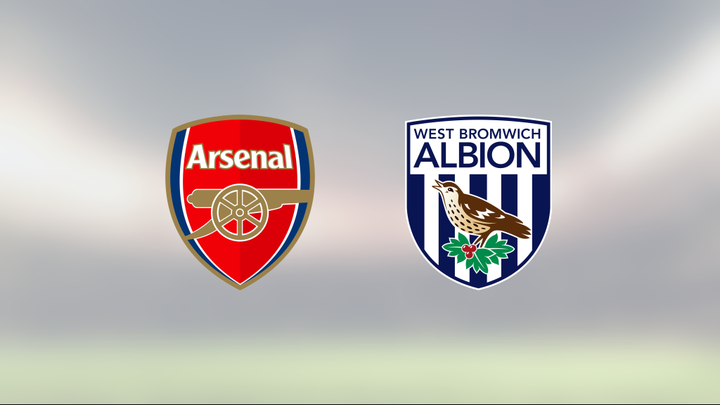 Seger för Arsenal på hemmaplan mot West Bromwich Albion