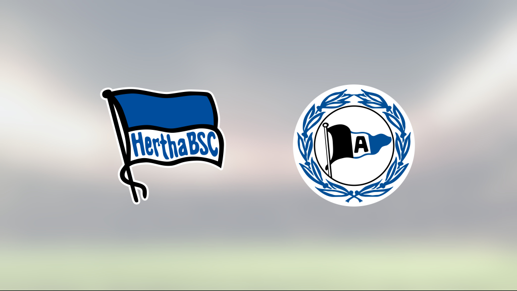 Mållöst för Hertha Berlin och Arminia Bielefeld på Olympiastadion