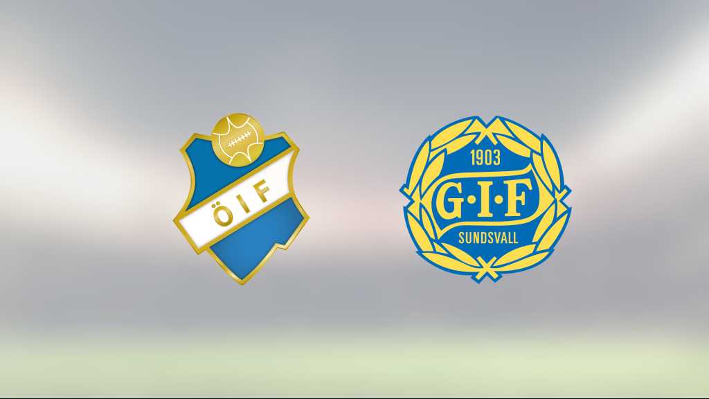 Johan Bengtsson och Pontus Engblom matchvinnare när GIF Sundsvall vann mot Öster