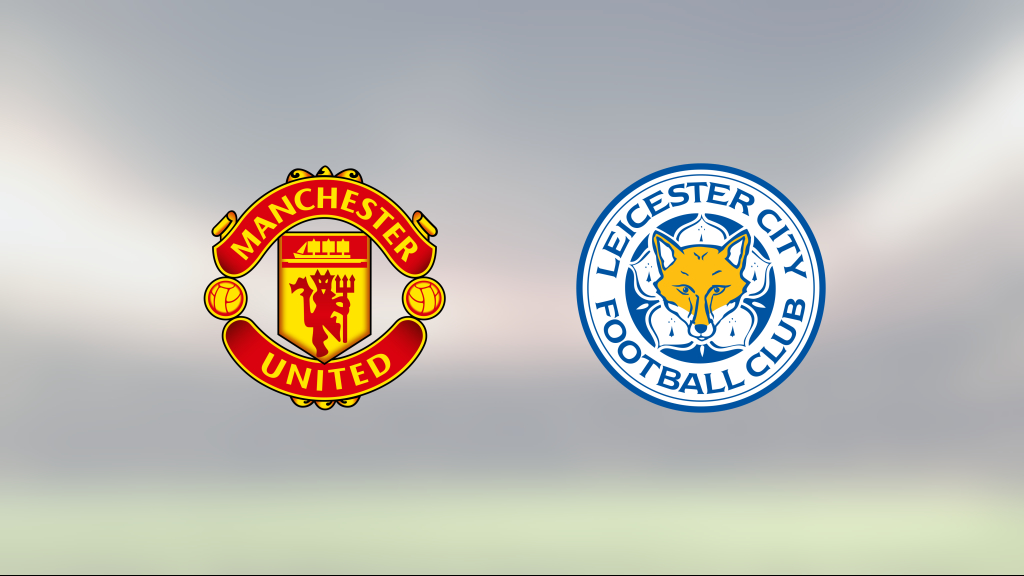 Manchester United fick se den obesegrade sviten ta slut efter 1-2 mot Leicester