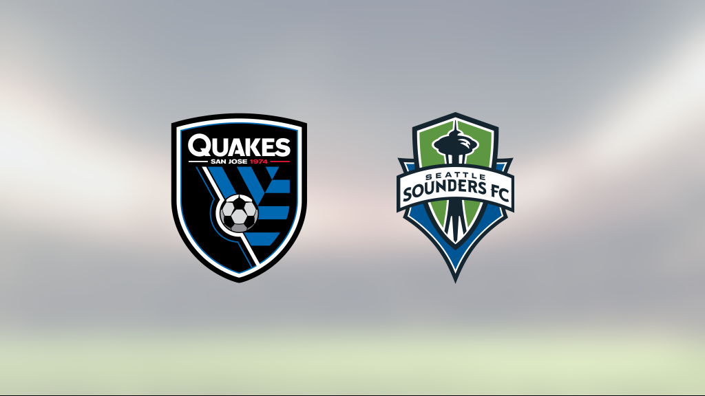 Seger för Seattle borta mot San Jose Earthquakes