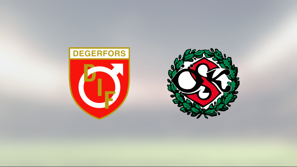 Degerfors segrade mot Örebro på hemmaplan