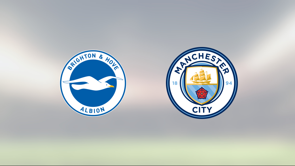 Tuff match slutade med seger för Brighton mot Manchester City