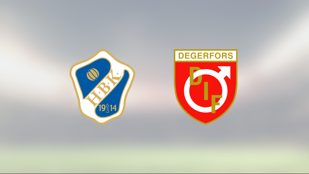 Mållös match när Halmstad mötte Degerfors