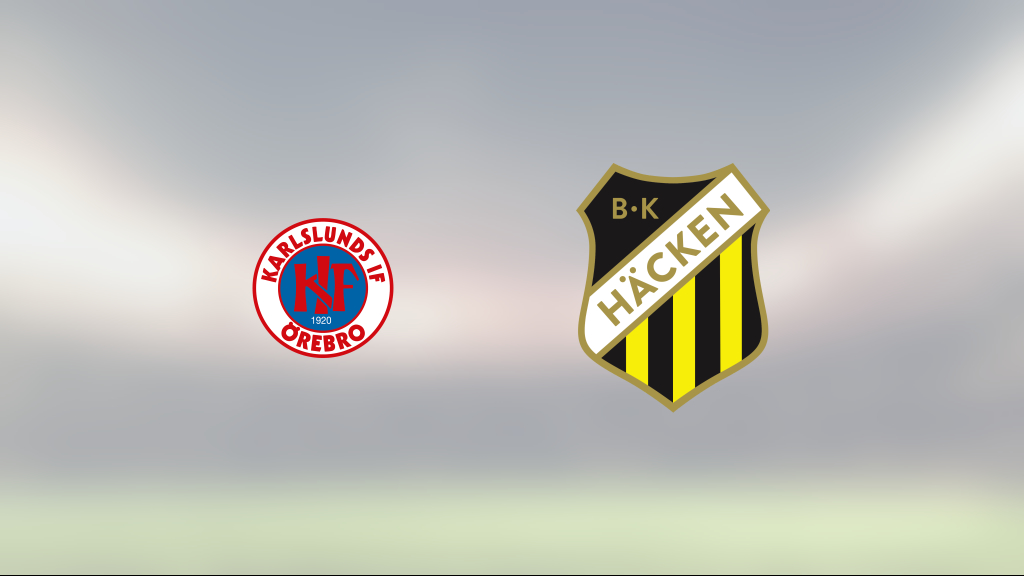 BK Häcken tog rättvis seger mot KIF Örebro