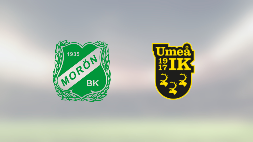 Morön vann toppmötet mot Umeå med 2-1