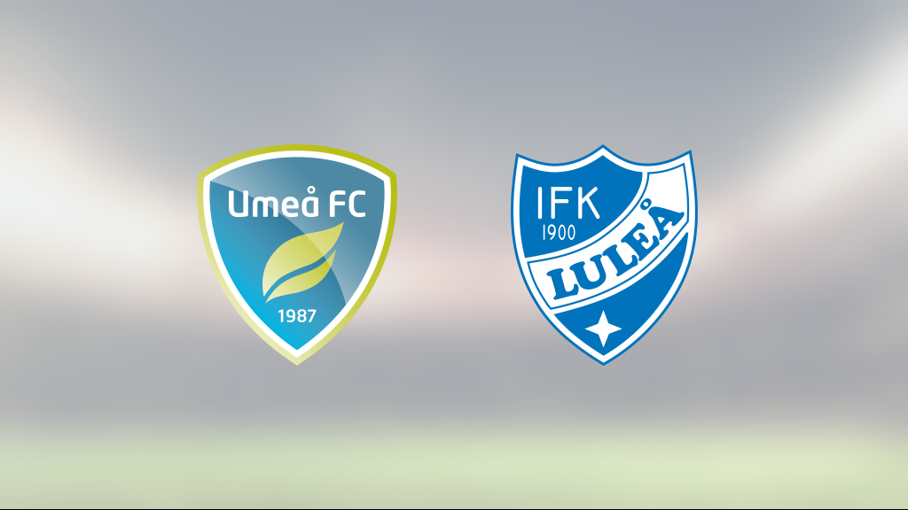 Mikael Wikström matchhjälte för Umeå FC mot IFK Luleå